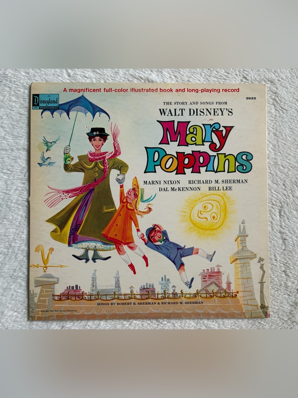 Walt Disney’s Mary Poppins Illustrated Book & Record